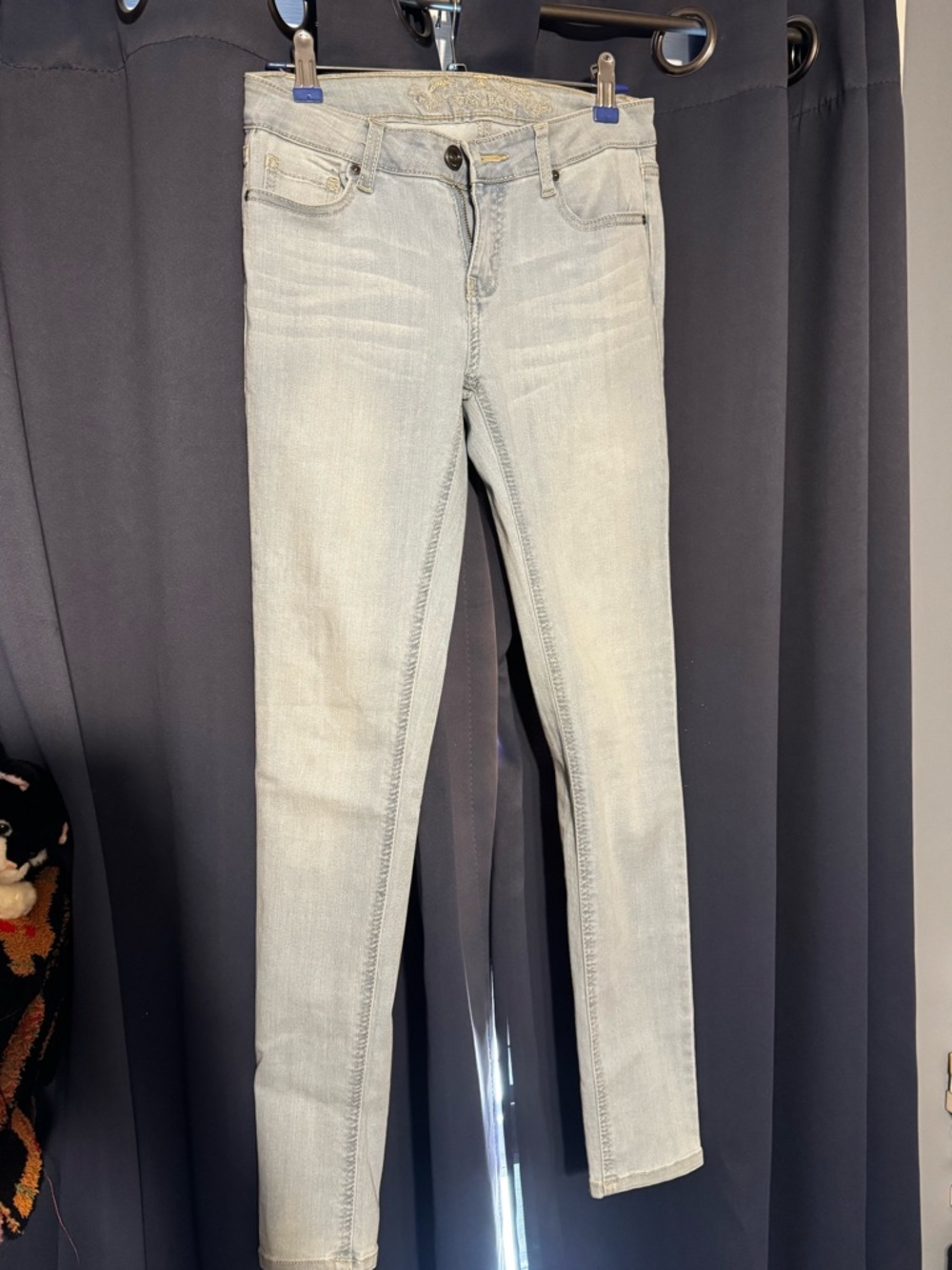 Wax Jean Women’s Light Gray Skinny Jeans